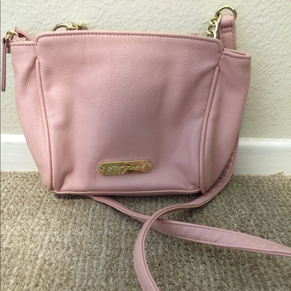 Pink Over the shoulder Betsey Johnson purse - Picture 2 of 3
